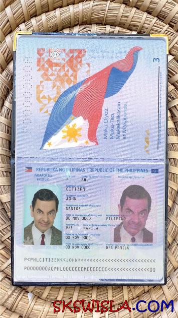 Filipiny zdjęcie do paszportu pliki PSD, skan i fotografowany obraz